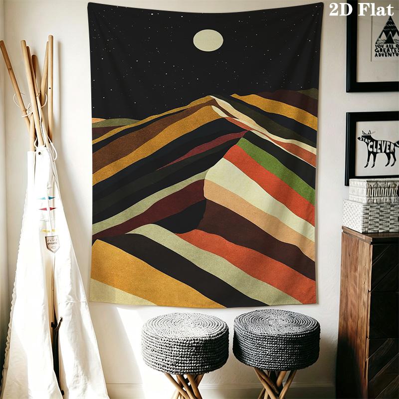 Modern desert starry sky Pattern Home Decor Tapestry, Wall Hanging, Decorative RV Wall Cloth.MGT0918566