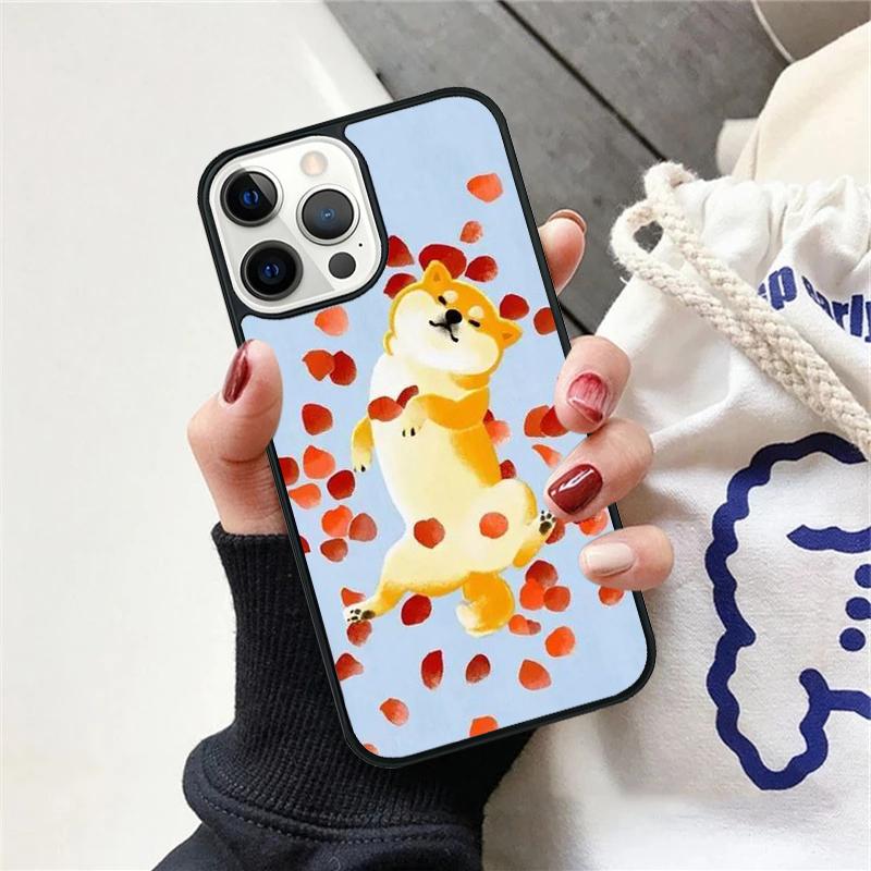 Чехол для телефона с изображением животного Сиба-ину Для iPhone 17 Air 15 16 Чехол 11 13 14 Pro Max 12 Plus Max Fundas