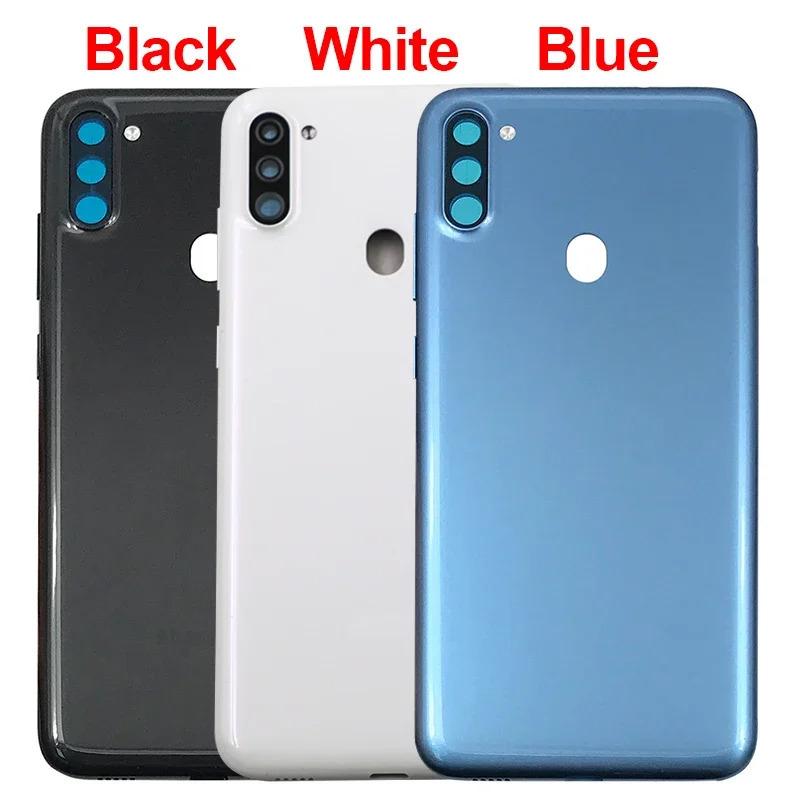 Корпус Для Samsung Galaxy A11 A115F A115F/DS Корпус Средняя Рамка Крышка Задняя Панель Задняя Слот для SIM-карты