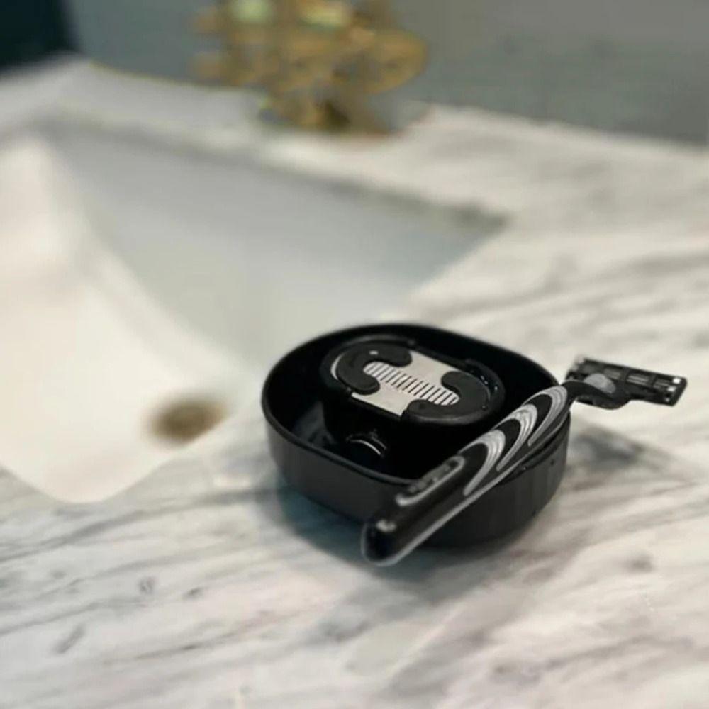 Manual Razor Rinser Cleaner No Electricity Required Shaver Storage Rack For Most Hand Shavers