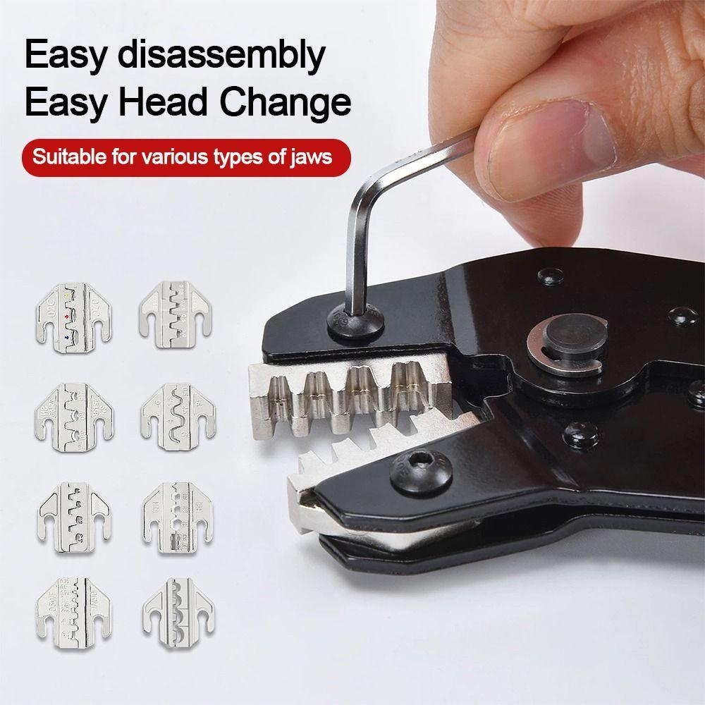 Alloy SN Crimping Pliers Jaw Width 4mm Crimping Terminals Jaw Slot New Terminal Tools