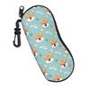 Harajuku Cartoon Glasses Case Cute Shiba Inu Cartoon Dog Merch Box Sunglasses Storage Box Cartoon Glasses Box