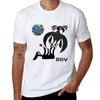 T tt t DIIV t Футболка хлопок базовая футболка мужчина качественная футболка высокий