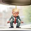 2 шт. подвеска для автомобиля Трампа 2D акриловые украшения Трампа внутренние настенные украшения для рождественской елки