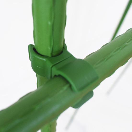 10Pcs Plastic Plant Fastener 360 Degree Swivel Universal Well Fixed Rust Resistant Gardening Clip for Garden