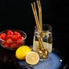 2In1Drinking Straws Spoon Creative Stainless Steel Reusable Drinking Straw