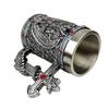 Medieval Viking Retro 3D Sword Skull Beer Mug With Stainless Steel Insert Resin Big Capacity Coffee Cups Men's Halloween Gift