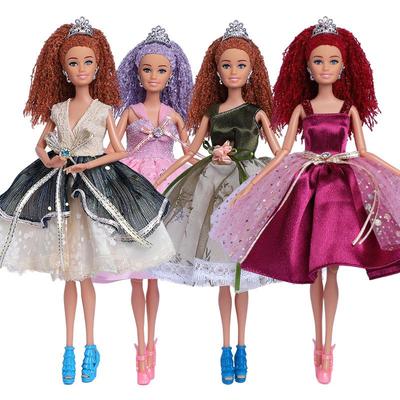 30см кукла Барби с дредами: Европейский/Американский стиль, Полностью шарнирный, Включает кружевной комплект одежды