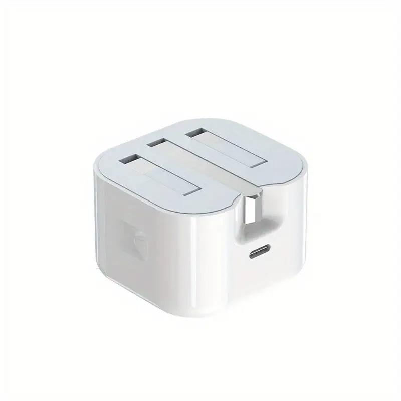 Зарядное устройство UK USB C для iPhone 15 14 13 Pro QC3.0 Quick Charge PD 25W Type C Быстрая зарядка Дорожное зарядное устройство Адаптер питания