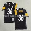 Pittsburgh Steelers Vintage NFL Football Jersey Men Cotton Embroidered Training Shirt Rugby Sport Wear