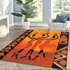 African Heritage Elegance Floor Mats for Living Room, Bedroom and Room Decoration Are Suitable for Gifts.
