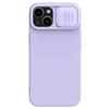 Nillkin CamShield Silky Silicone iPhone 14 Plus Case with Camera Cover - Violet