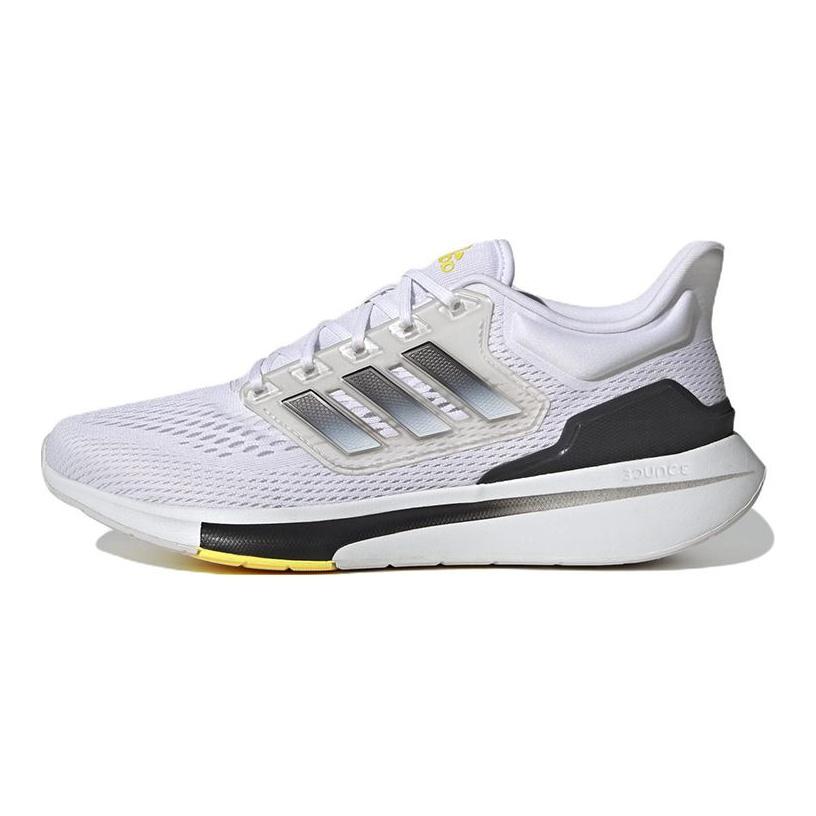 adidas EQ21 Run White Beam Желтые мужские кроссовки Cloud-White Core-Black GW6728