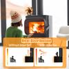 Wood Stove Fan Heat Powered Non-Electric Lotus Shaped Silent Operation 6-Blade Fireplace Fan with