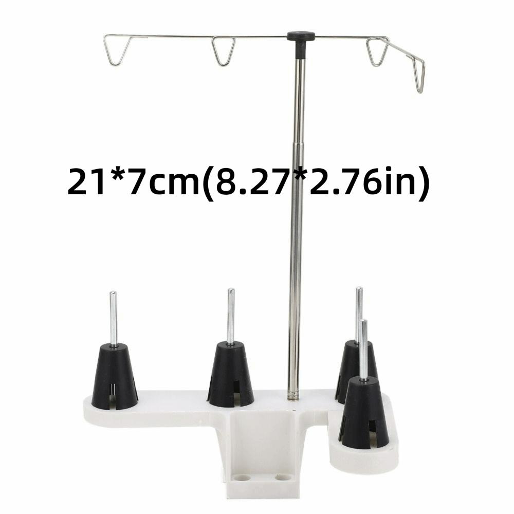 Металлическая катушкодержатель Пластиковая подставка для швейной машины Швейный аксессуар Держатель для ниток Машинная вышивка