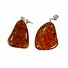 Irregular amber earrings - Baltic Amber Earrings