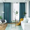 Stylish Blackout Curtains for Day and Night Living Room Insulated, Heat-Retaining, Energy-Saving, Privacy, (Blue, 100100cm)