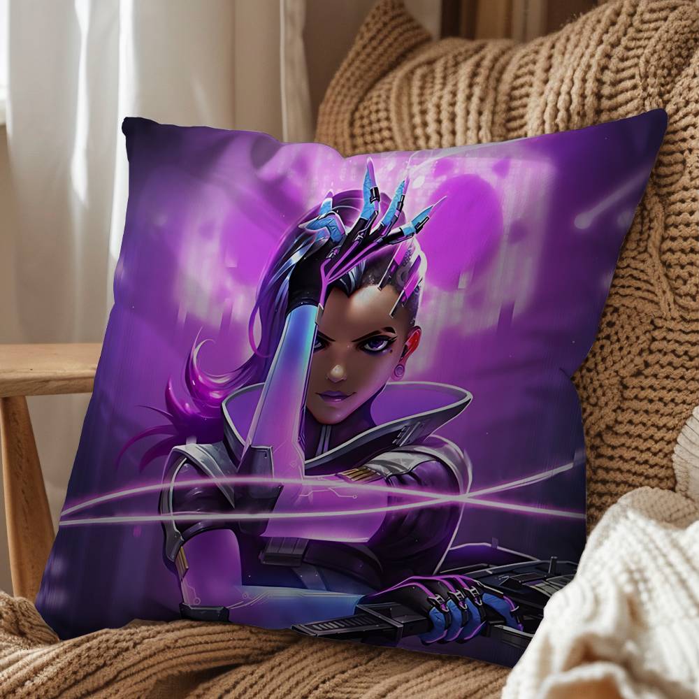 Игра Jetpack Cat Sombra Overwatch Наволочка Офисные Подушки Подходят Для Дивана Машины Спальни Декоративная Наволочка