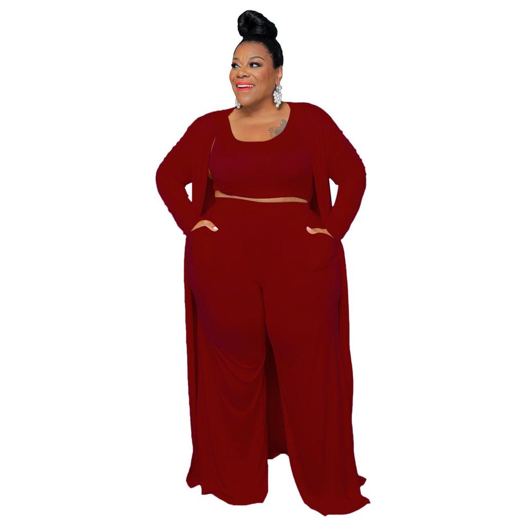 Women's Casual Fashion Sports Home Robe Coat Three-piece Set - 2022 Autumn/Winter Collection