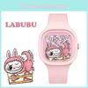 Стильные мультяшные силиконовые кварцевые часы Labubu для студентов и всех возрастов