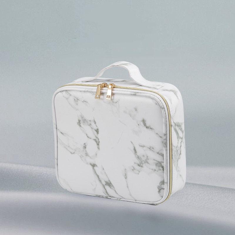 Новая косметичка для макияжа, дорожная женская косметичка, большая вместительная коробка для макияжа, водонепроницаемая косметичка для хранения необходимых инструментов