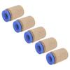 5Pcs Pneumatic Exhaust Muffler Pipe Connection Noise Filter Brass Silencer PSF?8 for Cylinder
