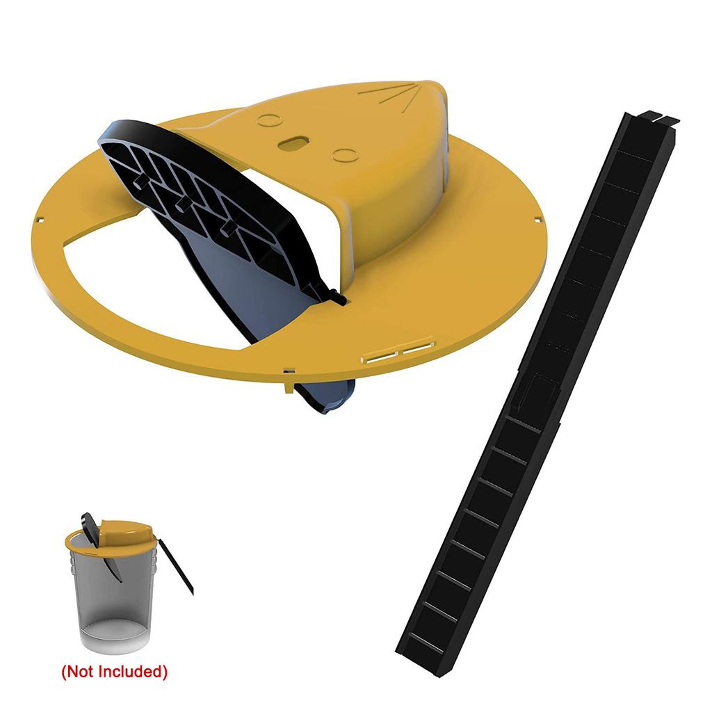 Многоразовая пластиковая умная ловушка для мыши, откидная N-раздвижная крышка ведра, ловушка для мыши, крысы, гуманная или смертельная