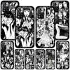 Anime Tomie Revenge Horror Cartoon Case for Xiaomi Redmi Note 8 10 11 9 10S 12 Pro Plus 7 8T 9S 12S Soft TPU Black Phone Cover