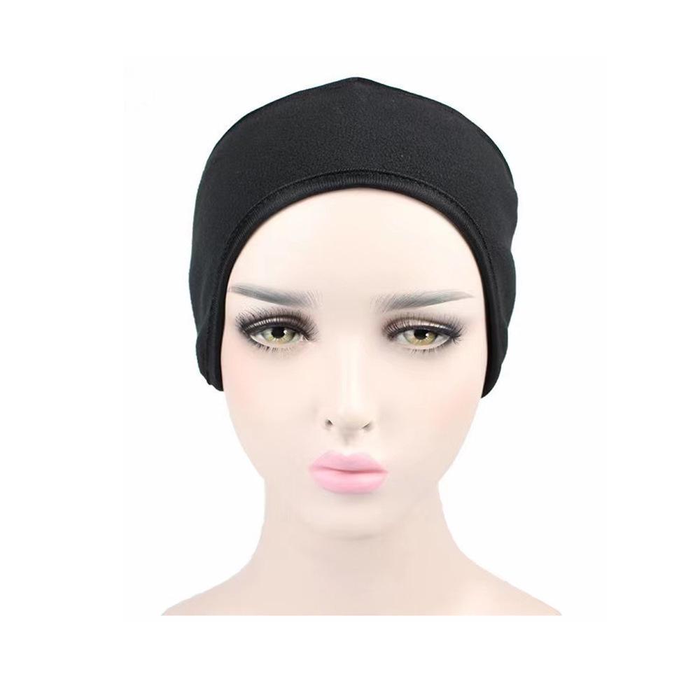 Осенне-зимняя двухслойная флисовая повязка на голову для защиты ушей для велоспорта и спорта