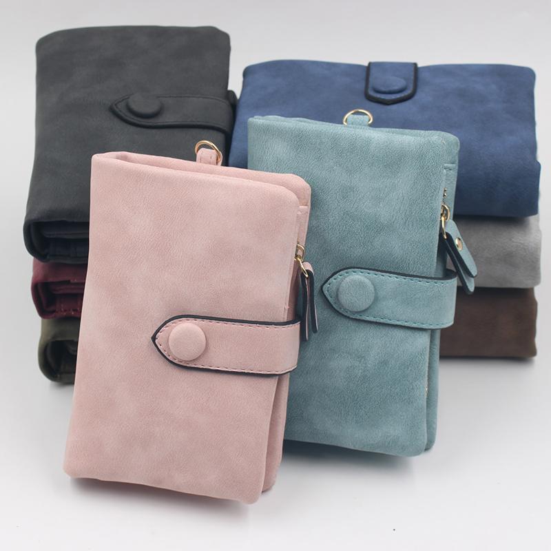 Yogodlns Кошелек из искусственной кожи, маленький клатч, кошелек, держатели для карт, милые тройные складные женские короткие кошельки с несколькими картами