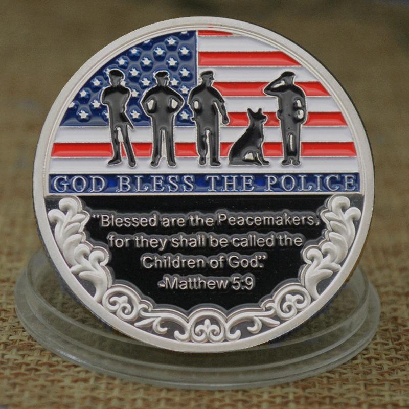 Custom Colored Metal Commemorative Coin and Medal Collection