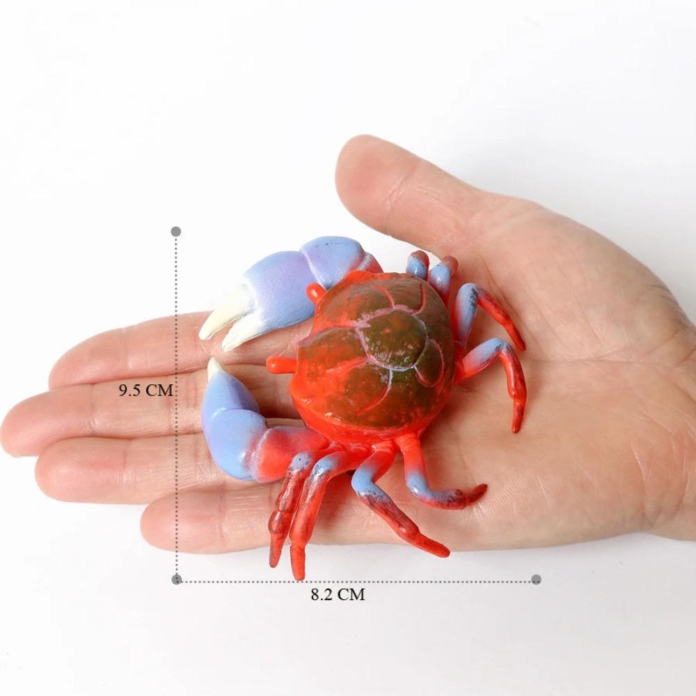 Realistic Prehistoric Sea Creatures Animal Figurines Baculite,Opabinia,Crab,Mantis Shrimp Educational Marine Animal Mode Figures