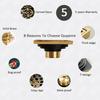 Euro Square Floor Drains Antique Brass Shower Hardware Bathroom Accessories Floor Drain Deodorant Floor Drain Strainer Cover