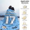 Haaland Customize Text Blanket Lightweight Personalized Blanket Soft & Cozy Perfect for Seaside Office Living Room Livingroom Ideal for All Seasons