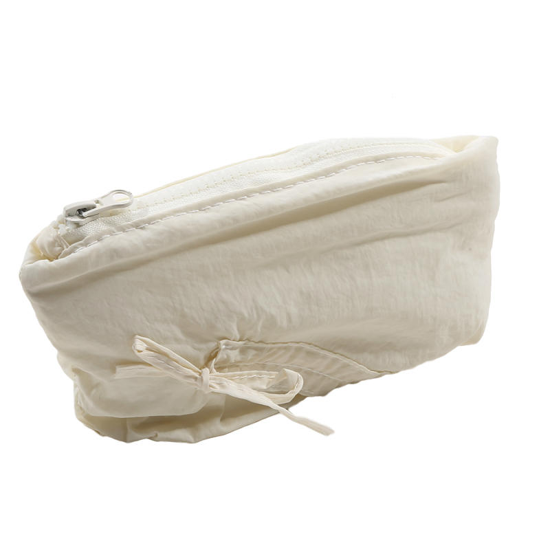 Косметичка из плотного хлопка, стеганая с бантом, коробка для ручек из перцовой одежды