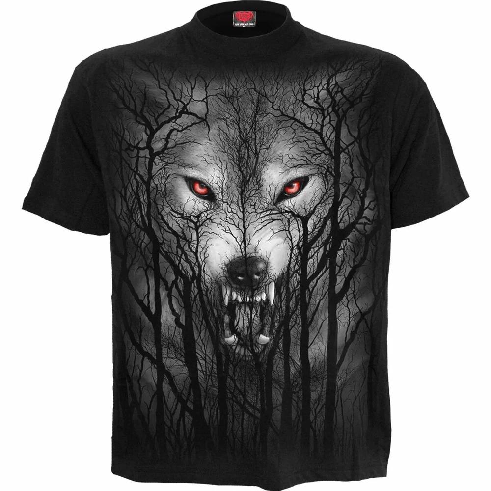 Spiral Direct Forest Wolf T Shirt M Gothic New