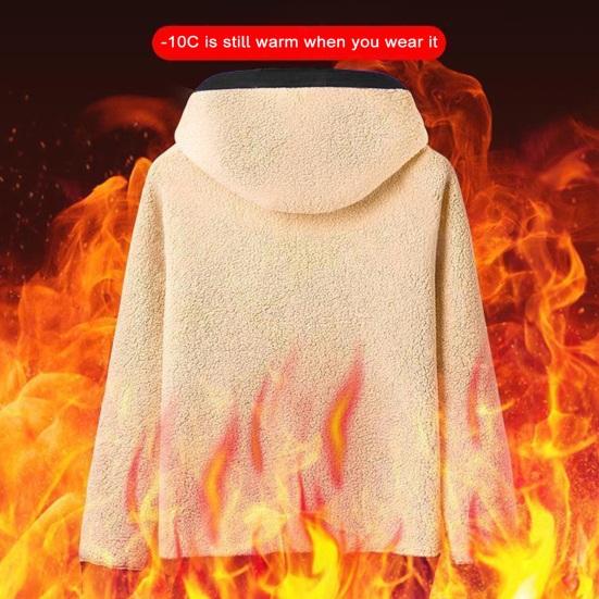 Мужское зимнее пальто, толстый мягкий плюшевый кардиган с капюшоном на шнурке и длинными рукавами, теплая однотонная мужская куртка