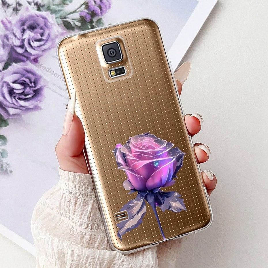 Новый дизайн чехла для телефона Samsung Galaxy S5 5.1" Прозрачный ТПУ Тонкая задняя крышка для Samsung S5 G900F G900I Мягкие силиконовые чехлы