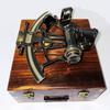 Sextant 20.32 Cm Gift, Vintage Style Wooden Box Fitted, Nautical Marine Navigational