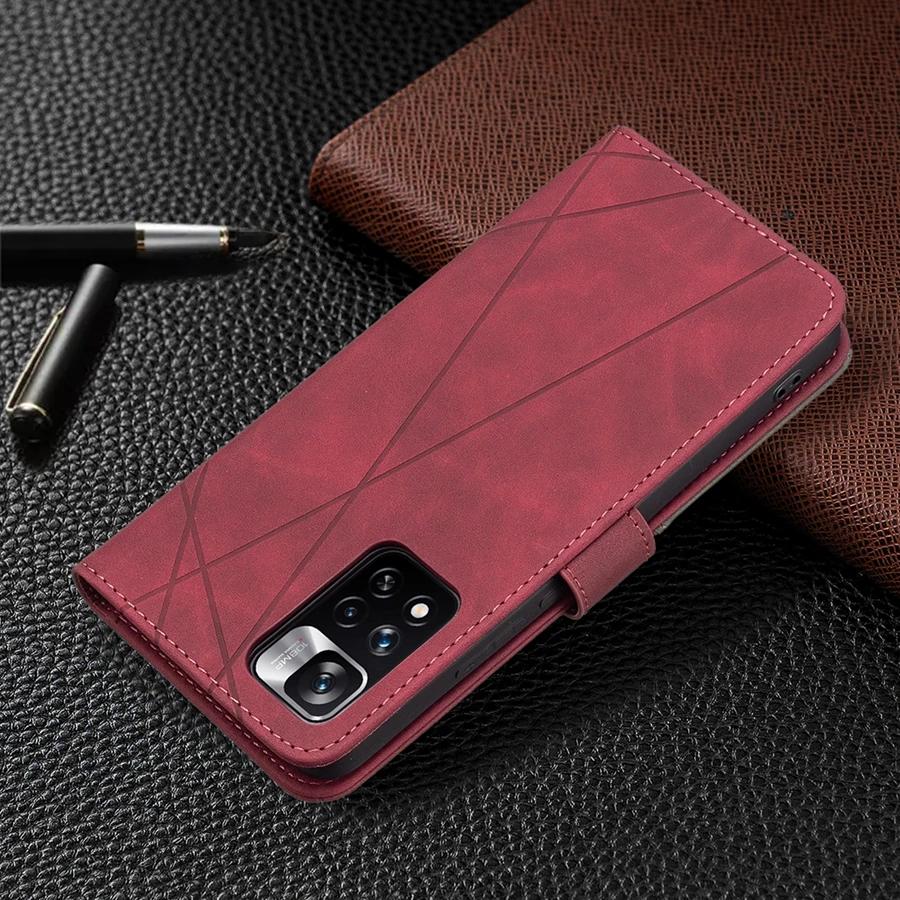 Кошелек с отделением для карт Магнитный откидной кожаный чехол для Xiaomi Redmi 13C 12 12C 10C Note 13 12S 11 Pro 10 9 8 7 Poco X5 11T 13T