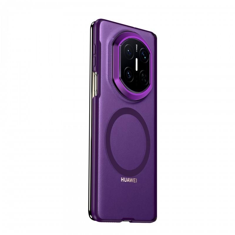 Wlons Phone Case Mate X7 Foldable Semi-transparent Matte Shockproof Magnetic