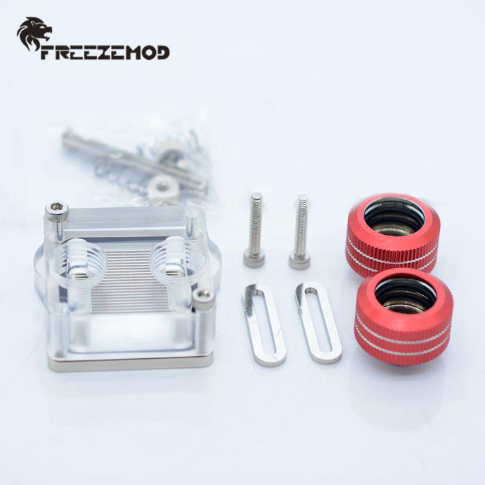 FREEZEMOD transparent computer water cooler block North and North Bridge cooling. BQ-5285N