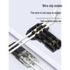 LED Strip Quick Connect Terminal Block - D2 Interlocking, Removable 2P, Double Wire, No Stripping Needed
