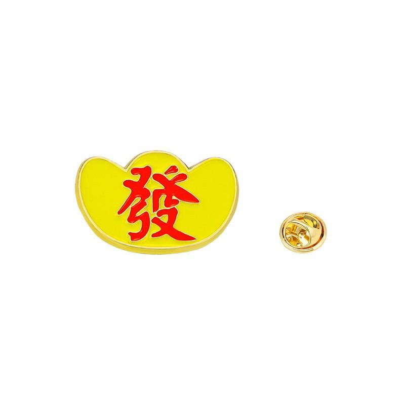 Zinc Alloy Enamel Dropping Brooch, Cute Cartoon Lucky Panda Snake Pattern 2025 Year of the Snake, New Year Festival Decorative Lapel Pin Badge