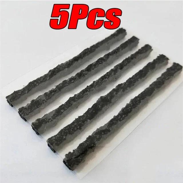 5-50Pc Car Tire Repair Tool Kit with Rubber Strips Tubeless Tyre Puncture Studding Plug Motorcycle Truck Vacuum Tire Repair Tool