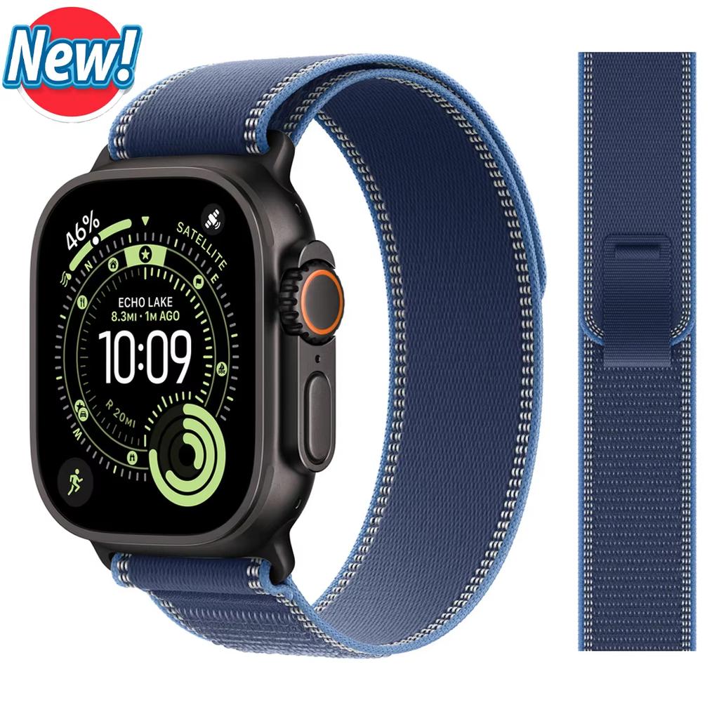 Ремешки для Apple Watch Ultra2 3 49 мм 46 мм 44 мм 45 мм 40 мм 41 мм sport Trail Loop ремешки Браслет iWatch Series 11 10 9 8 SE