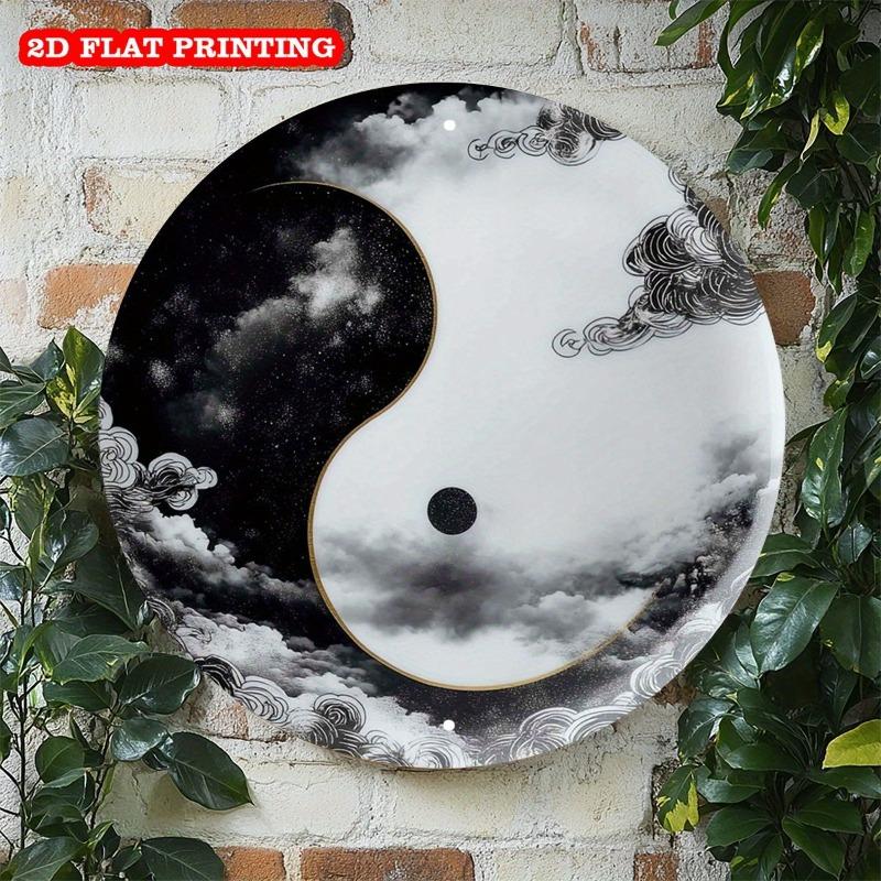Металлическое настенное искусство Инь-Ян для дома, гостиной, пространства для медитации