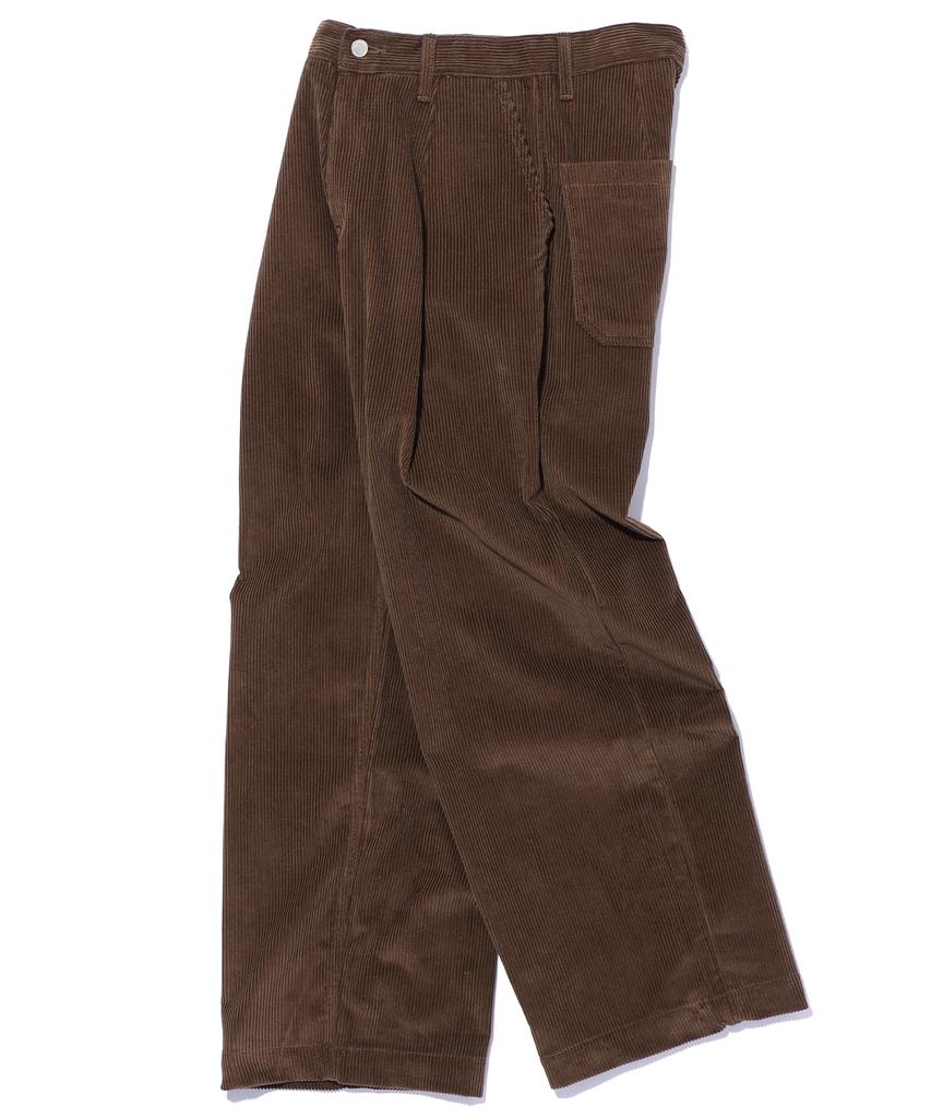 CPGN STUDIO Balloon Wide Corduroy Pants Dark Brown