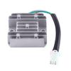 4 Wires 4 Pins 12 Voltage Regulator Rectifier For 150250CC Motorcycle Scooter Moped ATV White