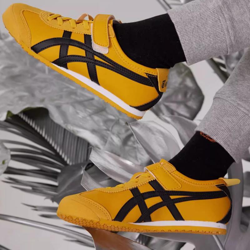 ONITSUKA TIGER Детские кроссовки Mexico 66 PS Kill Bill 2023 Желтый Черный 1184A049-750